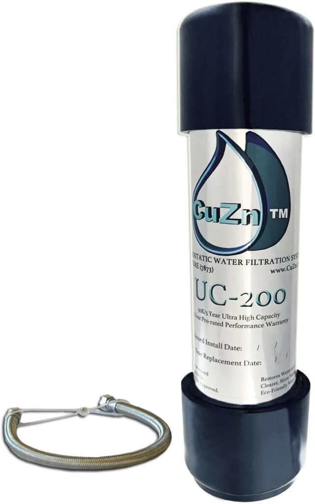 CuZn UC-200 Under Counter Water Filter - 50K Ultra High Capacity - Made in USA