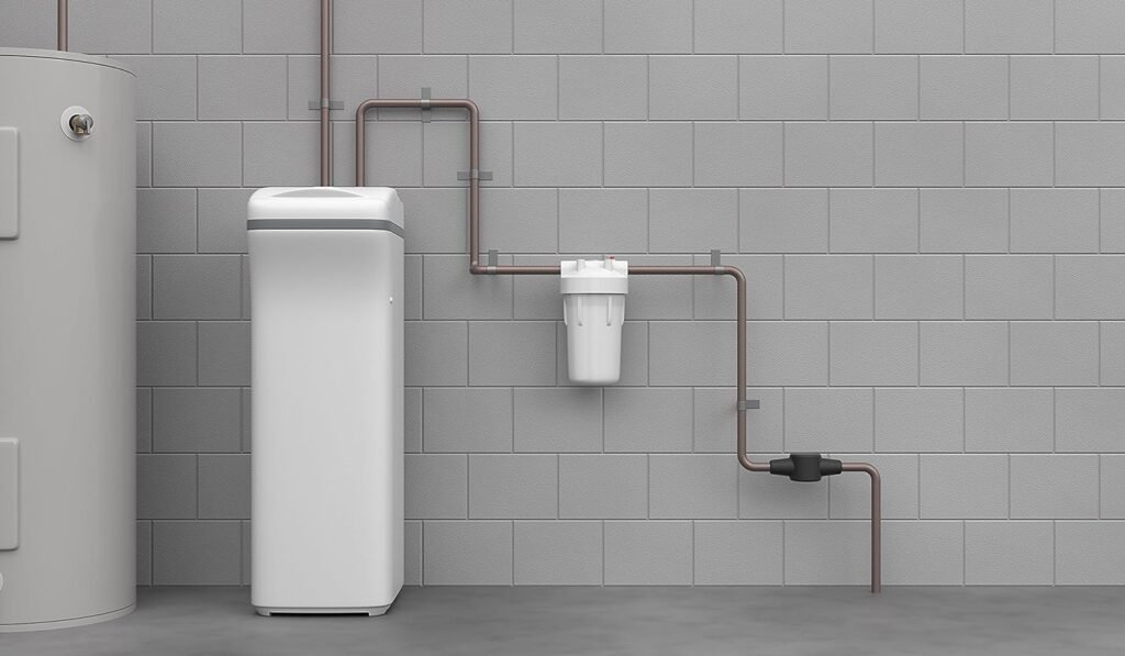 EcoPure EPWO4 Universal Large Capacity Whole Water Filter Housing-NSF Certified-Premium Filtration System-Built to Last, White