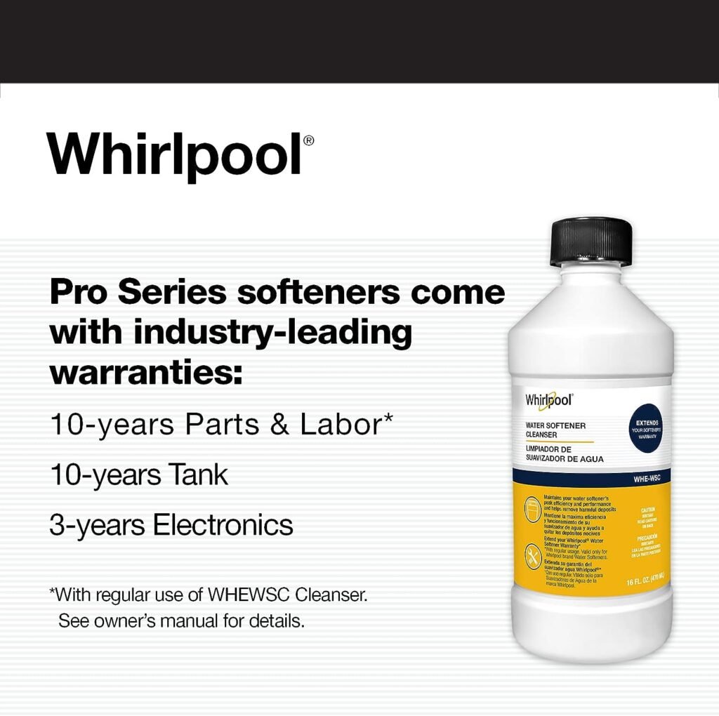 Whirlpool WHESFC Pro Series – Softener/Whole Home Filter Hybrid, Gray