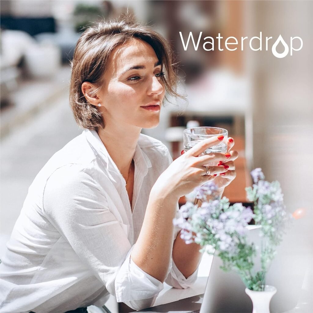 Waterdrop D6 Reverse Osmosis Water Filter, ??? ??? Under Sink Reverse Osmosis System, Reduce PFAS, 2:1 Pure to Drain, Tankless RO Water Filter System, Smart LED Faucet, Easy Installation
